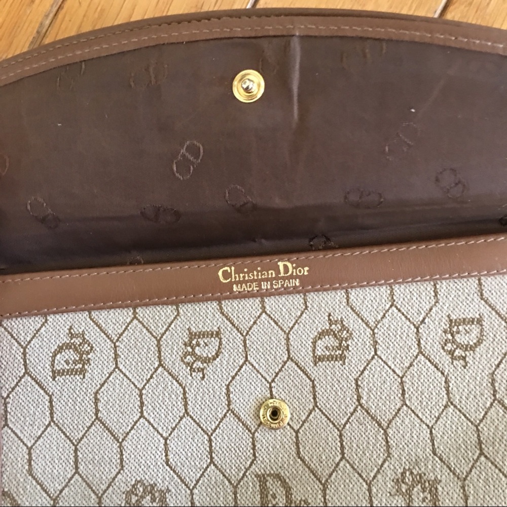Authentic Christian Dior Vintage Logo Wallet